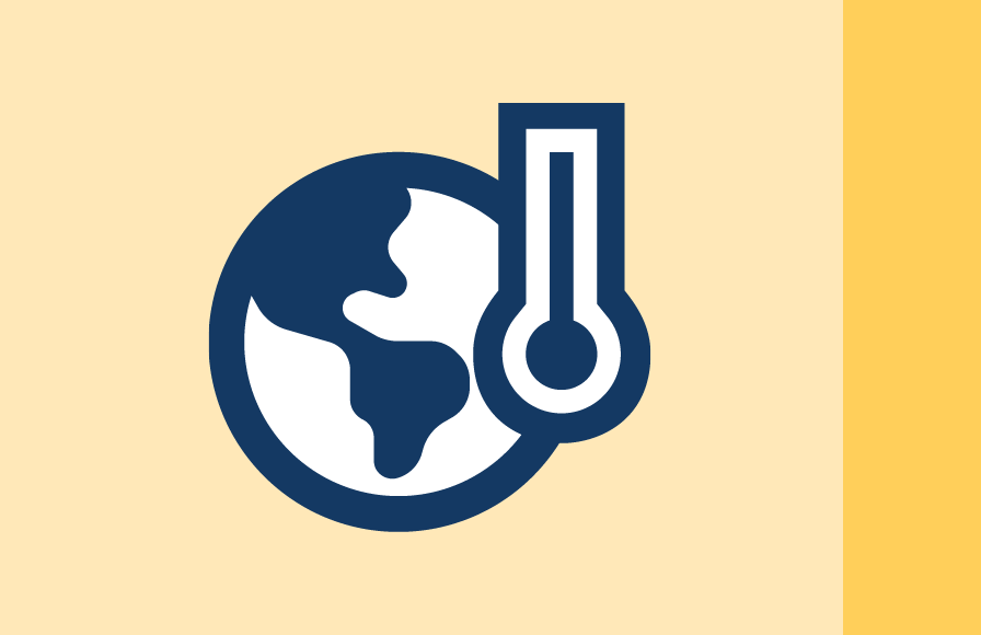 Climate and sustainability icon